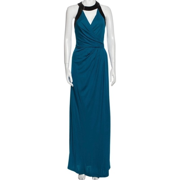 Halston Herritage NWT MAXI DRESS MEDIUM - Picture 1 of 10